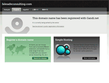 Tablet Screenshot of falesafeconsulting.com